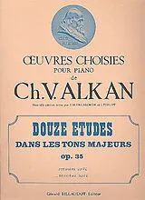 Charles Henri Valentin Alkan Notenblätter 12 Etudes dans les tons majeurs