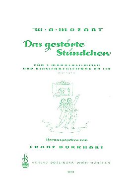 Wolfgang Amadeus Mozart Notenblätter Das gestörte Ständchen KV441c