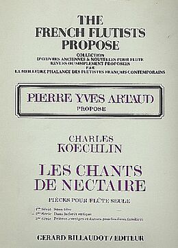 Charles Louis Eugene Koechlin Notenblätter Les chants de nectaire vol.2