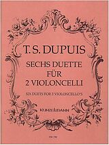 Thomas Sanders Dupuis Notenblätter 6 Duette