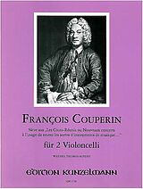 Francois Couperin Notenblätter Sätze aus les couts-reunis ou nouveaux concerts