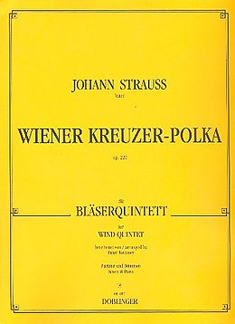 Johann (Vater) Strauss Notenblätter WIENER KREUZER-POLKA OP.220 FUER