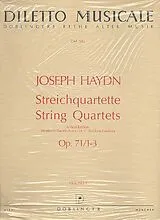 Franz Joseph Haydn Notenblätter Streichquartette op.71,1-3