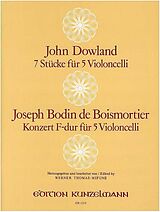 John Dowland Notenblätter 7 Stücke