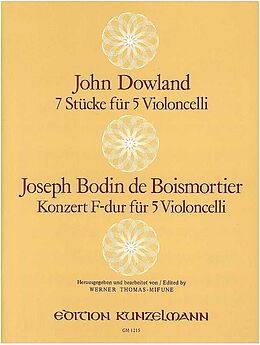 John Dowland Notenblätter 7 Stücke