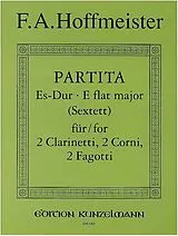 Franz Anton Hoffmeister Notenblätter Partita Es-Dur