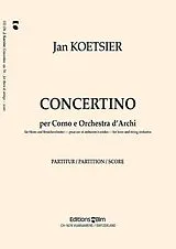 Jan Koetsier Notenblätter CONCERTINO OP.74 PER CORNO E