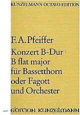 Franz Anton Pfeiffer Notenblätter Konzert B-Dur