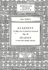 Dag Wirén Notenblätter Quartett op.31 für Flöte, Oboe, Klarinette