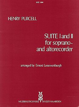 Henry Purcell Notenblätter Suite 1 and 2 for soprano and