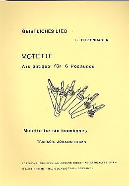 L. Fitzenhagen Notenblätter Geistliches Lied