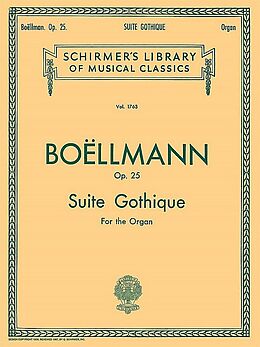 Léon Boellmann Notenblätter Suite Gothique op.25