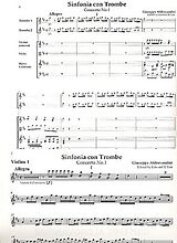 Giuseppe Aldrovandini Notenblätter 3 Concerti a 2 trombe D-Dur