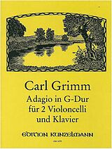 Carl Grimm Notenblätter Adagio G-Dur
