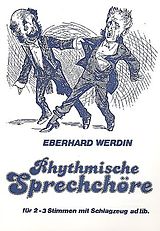 Eberhard Werdin Notenblätter Rhythmische Sprechchöre