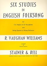 Ralph Vaughan Williams Notenblätter 6 Studies in English Folksongs