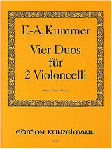 Friedrich August, D. Kummer Notenblätter 4 Duos