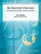 Franz Joseph Haydn Notenblätter 6 German Dances for 2 recorders
