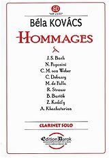 Béla Kovács Notenblätter Hommages à Johann Sebastian Bach und andere Komponisten