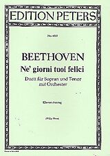 Ludwig van Beethoven Notenblätter Ne giorni tuoi felici
