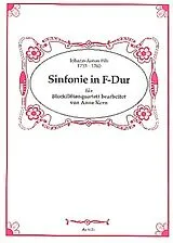 Antonin Fils Notenblätter Sinfonie F-Dur für