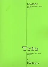 Ivan Eröd Notenblätter TRIO OP.59 FUER KLARINETTE IN A
