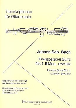 Johann Sebastian Bach Notenblätter Französische Suite e-Moll Nr.1 BWV812