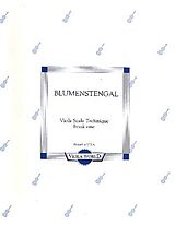 A. Blumenstengel Notenblätter Viola Scale Technique vol.1