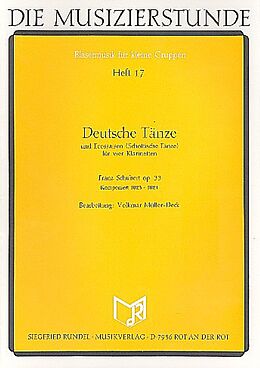 Franz Schubert Notenblätter Deutsche Tänze und Ecossaisen