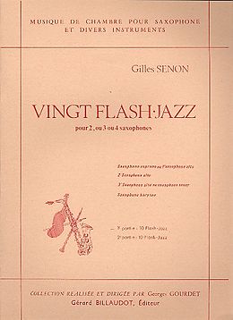 Gilles Senon Notenblätter 20 Flash Jazz vol.1 10 flash