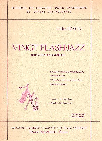 20 Flash Jazz vol.2 pour 2-4 saxophones
