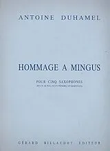 Antoine Duhamel Notenblätter Hommage à Mingus