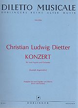 Christian Ludwig Dietter Notenblätter Konzert für 2 Fagotte und Orchester