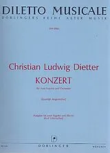 Christian Ludwig Dietter Notenblätter Konzert für 2 Fagotte und Orchester