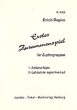 Erich Repke Notenblätter Erstes Zusammenspiel für Zupfergruppen