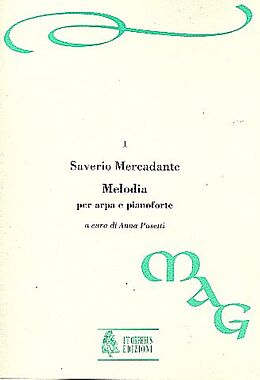 Saverio Mercadante Notenblätter Melodia per arpa e pianoforte