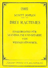 Scott Joplin Notenblätter 3 Ragtimes für Mandoline und