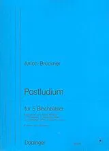 Anton Bruckner Notenblätter Postludium für 2 Trompeten und