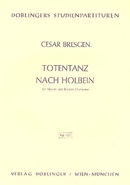 Cesar Bresgen Notenblätter TOTENTANZ NACH HOLBEIN FUER