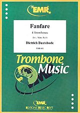 Dieterich Buxtehude Notenblätter Fanfare for 4 trombones