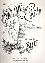 Georges Bizet Notenblätter Me voila seule cavatine de Leila