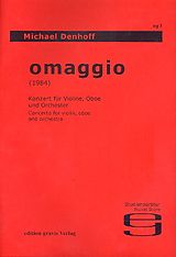 Michael Denhoff Notenblätter Omaggio (1984) à Bach, Scarlatti, Händel e Berg