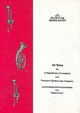 Emil Ferstl Notenblätter 24 Trios für 2 Flügelhörner