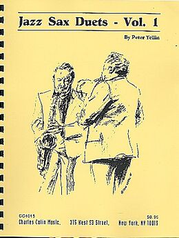 Peter Yellin Notenblätter Jazz Saxophone Duets vol.1