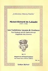 Michel Richard de Lalande Notenblätter Les Troisièmes Lecons de Ténèbres
