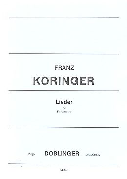 Franz Koringer Notenblätter Lieder