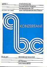 Felix Lee Notenblätter ABC Konzertant Band 1 Spanische Ballade für Gitarre