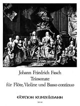 Johann Friedrich Fasch Notenblätter Triosonate D-Dur