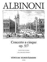 Tomaso Albinoni Notenblätter Concerto a cinque d-Moll op.5,7