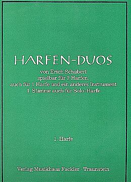 Erich Schubert Notenblätter Harfen-Duos (oder Harfe und ein